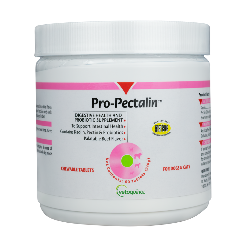 Pro-Pectalin Chewable Tablets for Dogs & Cats to Help Relieve Occasional or Situational Diarrhea