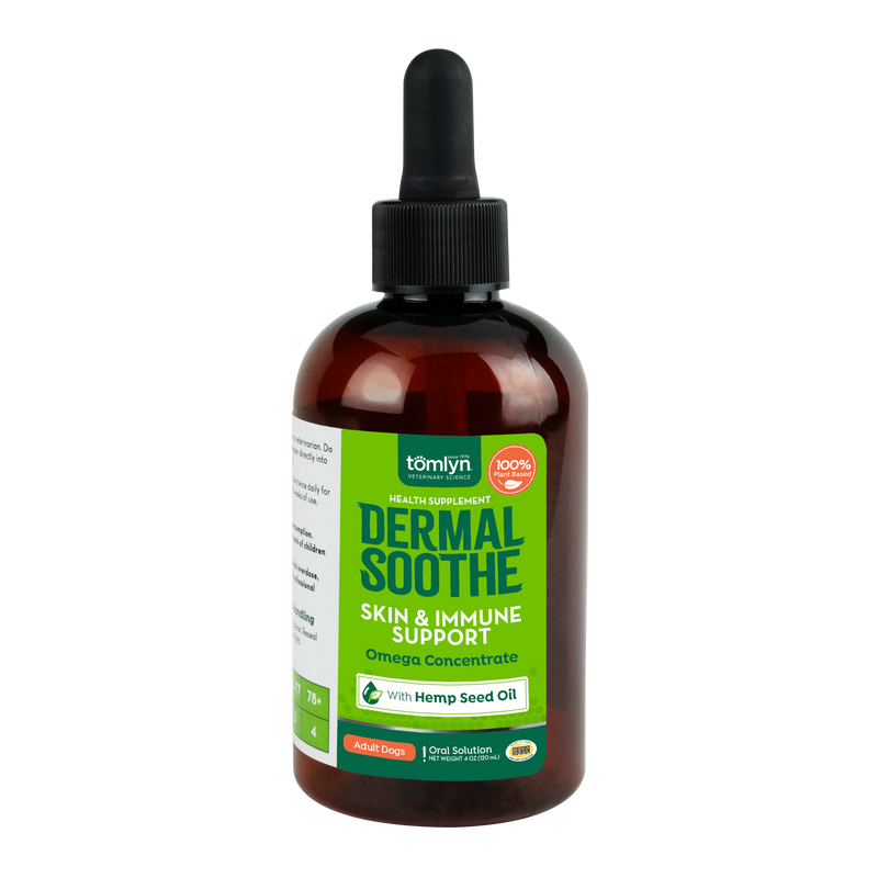 Tomlyn Dermal Soothe Skin and Immune Support Omega Concentrate for Dogs, 4-oz oral solution