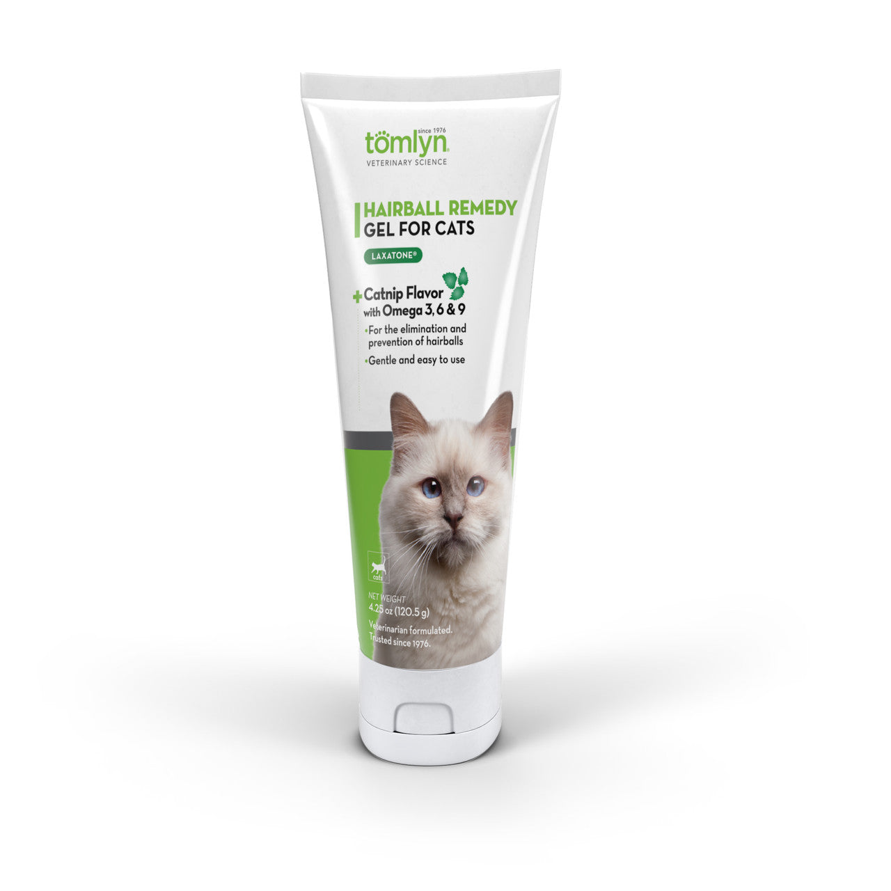 Tomlyn Laxatone® Hairball Remedy Catnip-Flavored Gel for Cats, 4.25 oz. Front