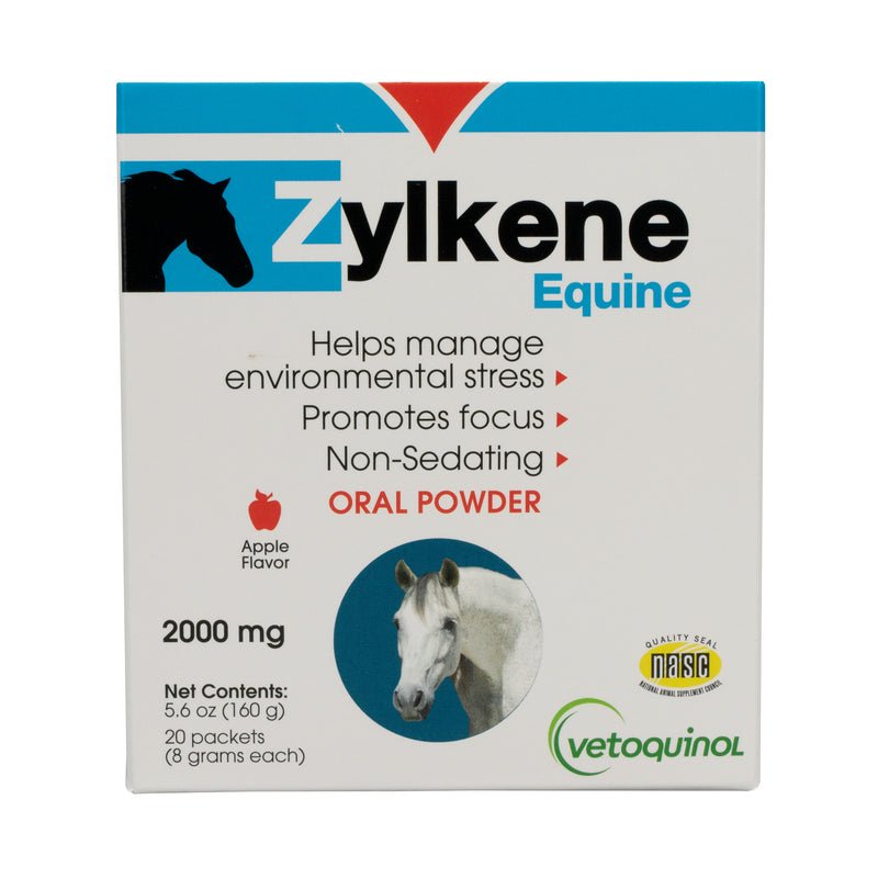 Vetoquinol Zylkene Equine Behavior Support, Oral Powder for Horses, 20pk
