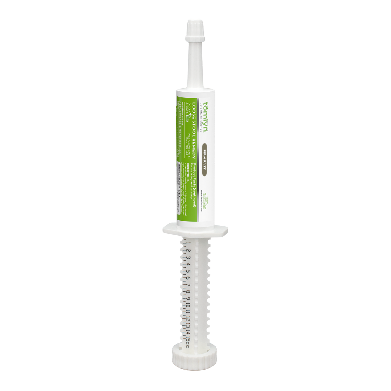 Front of Tomlyn Firm Fast Loose Stool Remedy Chicken-Flavored Gel for Dogs and Cats