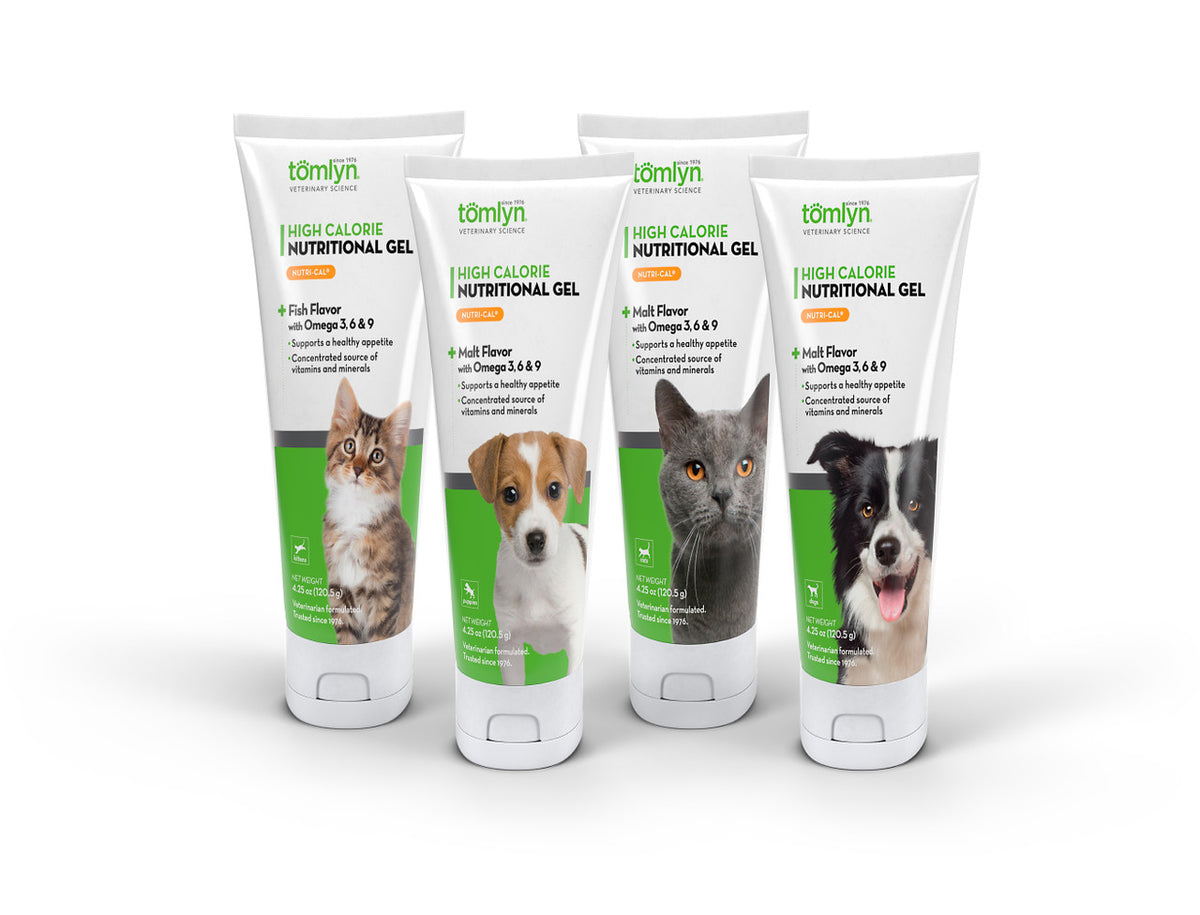 All formulations of Tomlyn Nutri-Cal® High Calorie Nutritional Gel Malt Flavor for Cats, 4.25 oz.