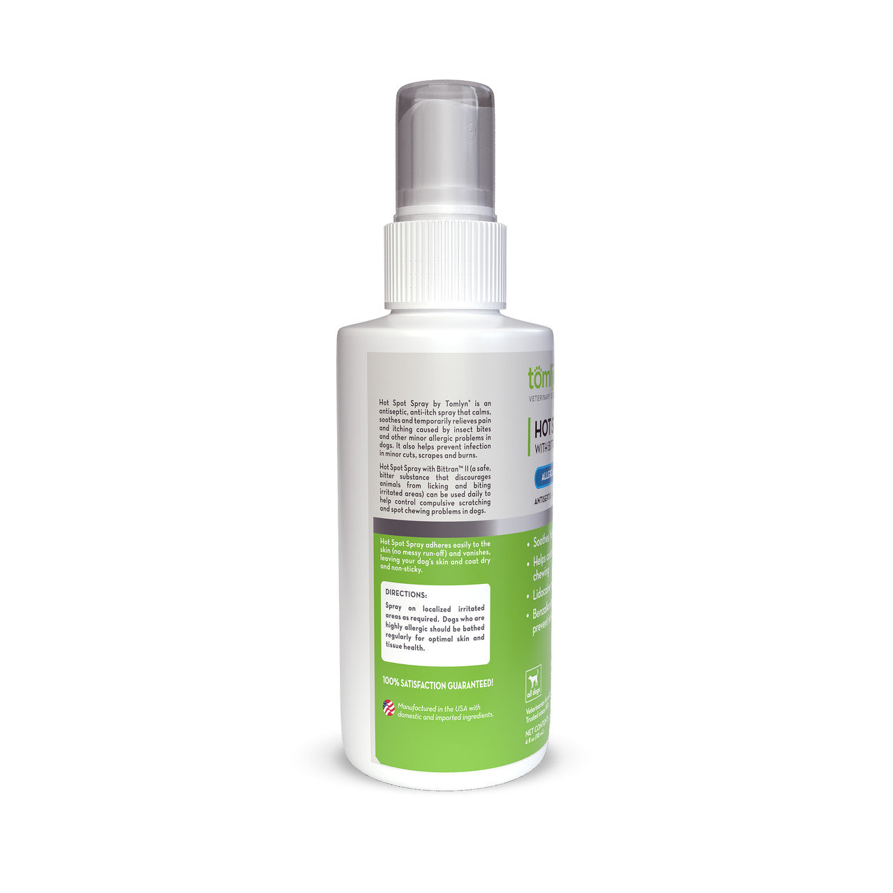 Left of Tomlyn Allercaine™ Hot Spot Spray for Dogs, 4 oz.